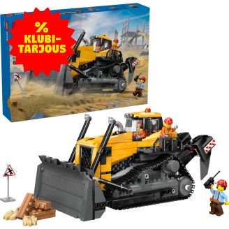 LEGO City Big Vehicles 60466 Keltainen puskutraktori