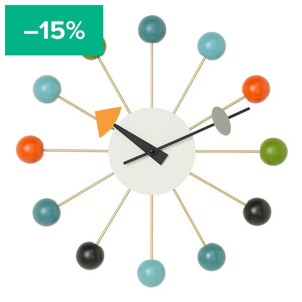Ball Clock, multicolour