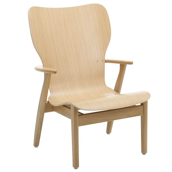 Domus lounge chair, lacquered oak