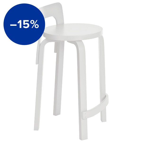 Aalto high chair K65, white