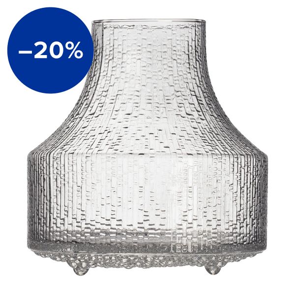 Ultima Thule glass vase, 180 x 192 mm, clear