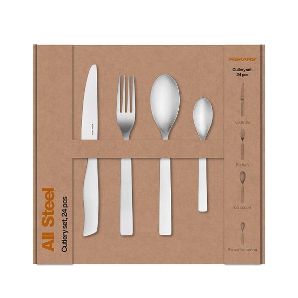 FISKARS ALL STEEL ATERINSETTI 24 OSAINEN