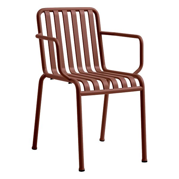 Palissade armchair, iron red