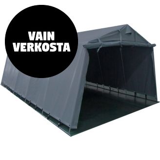 Autoteltta 3,4x7x2,2m 500g harmaa