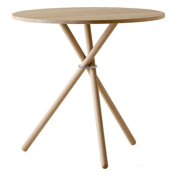Aldric dining table, 80 cm, light oak