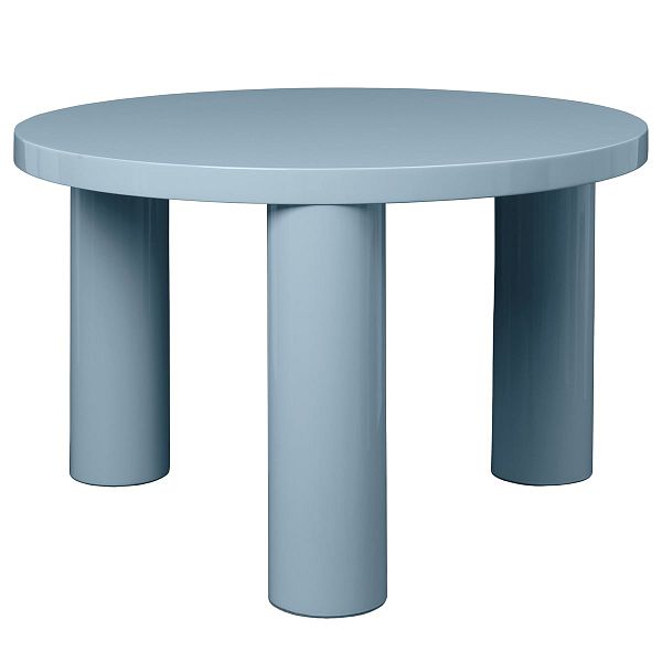 Post coffee table, 65 cm, ice blue