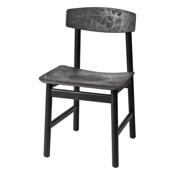 Conscious 3162 chair, black beech - coffee waste black