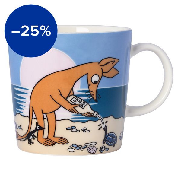 Moomin mug, Sniff, blue