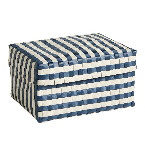 Maxim Stripe box, M, blue - sand