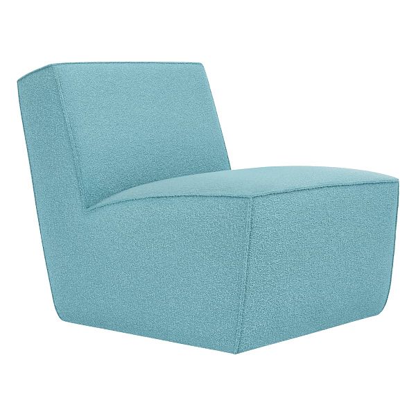 Hunk lounge chair, Tiree Icicle