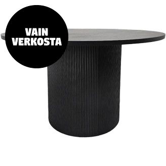 Ruokapöytä pyöreä 120cm Siera mus