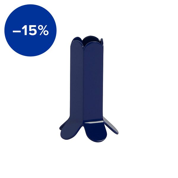 Arcs candleholder, S, dark blue