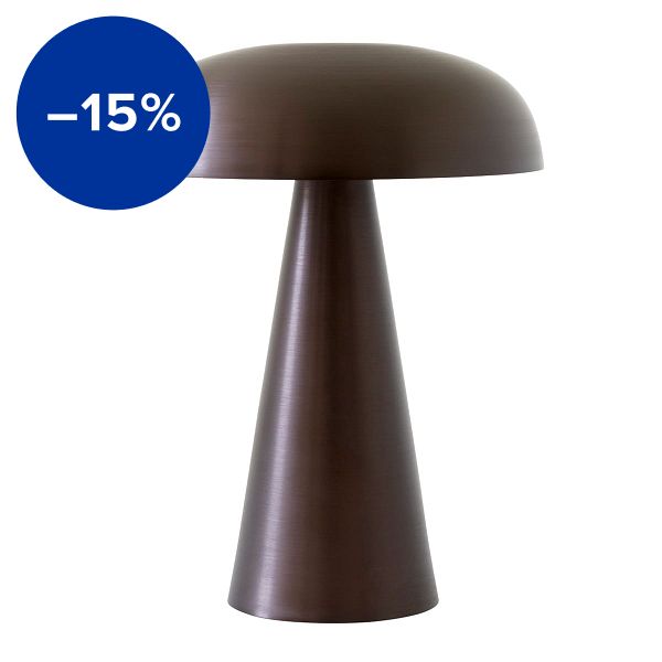Como SC53 portable table lamp, bronzed brass