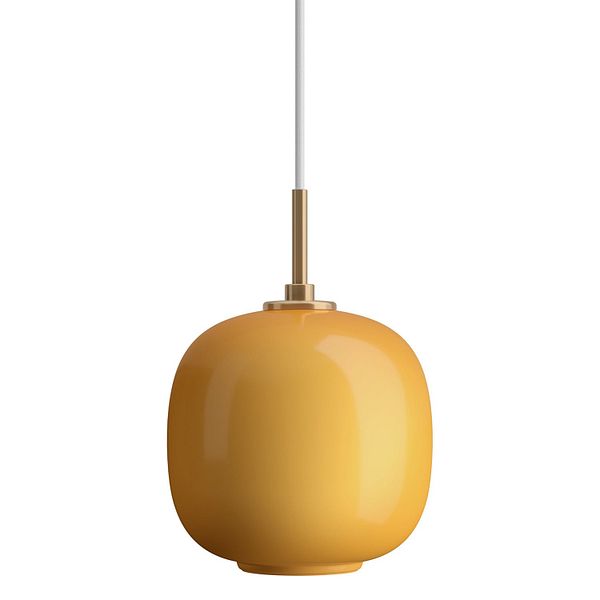 VL45 Radiohus 175 pendant , brass - amber