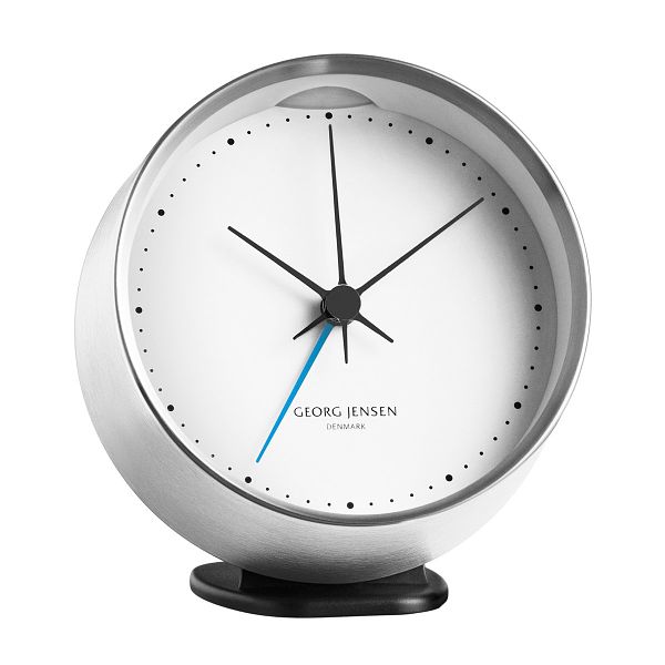 Henning Koppel alarm clock, stainless steel