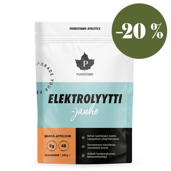 Elektrolyyttijauhe, Mango-Appelsiini 240 g