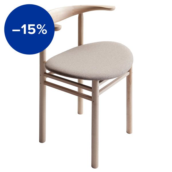 Linea RMT3 chair, ash - Roccia 1503