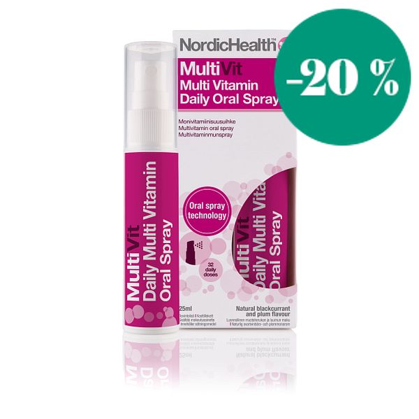 MultiVit Monivitamiinisuihke, 25 ml