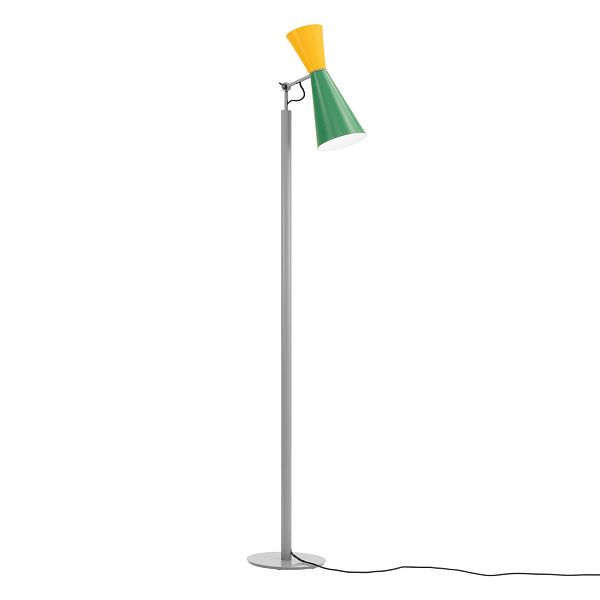 Parliament  floor lamp, green - yellow