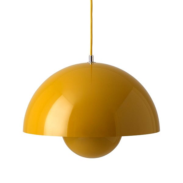 Flowerpot VP7 pendant, mustard