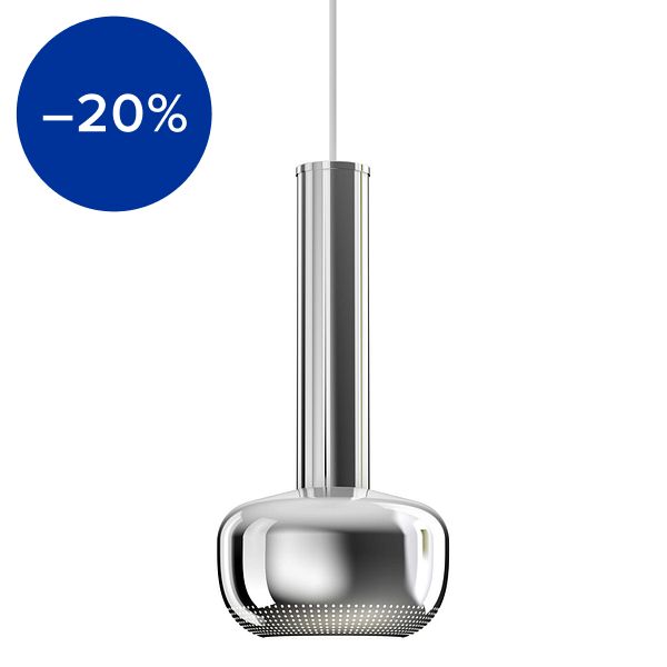 VL 56 pendant, polished chrome