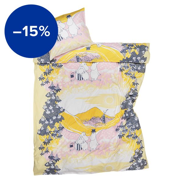 Moomin bedset, 150 x 210 cm, Family time