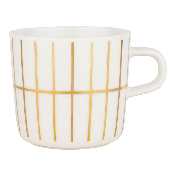 Oiva - Tiiliskivi cup, 2 dl, white - gold