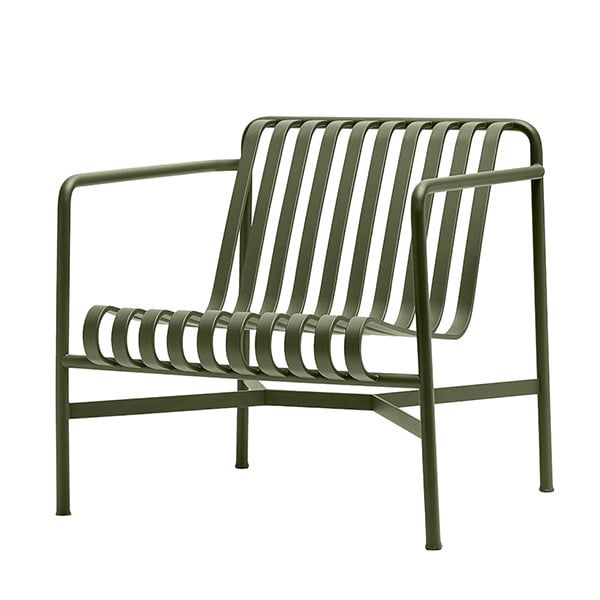 Palissade lounge chair, low, olive