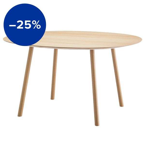 Maarten table, 120 cm, oval, matt oak