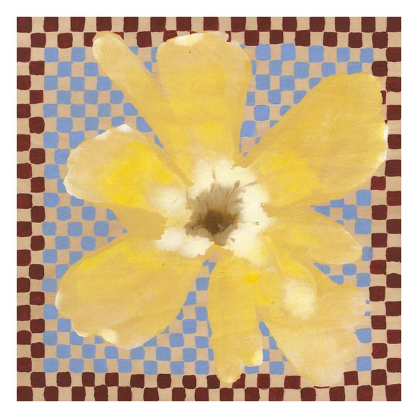 Flower with Checks 03 poster