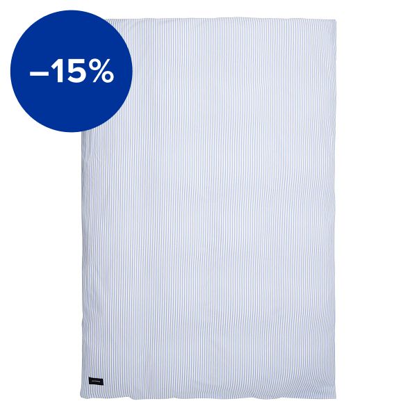 Wall Street Oxford duvet cover, striped white
