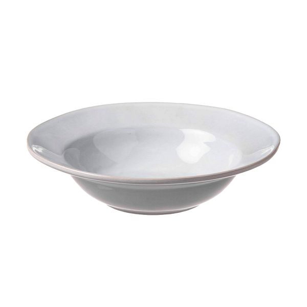 Smooth pasta plate, 25 cm, stone