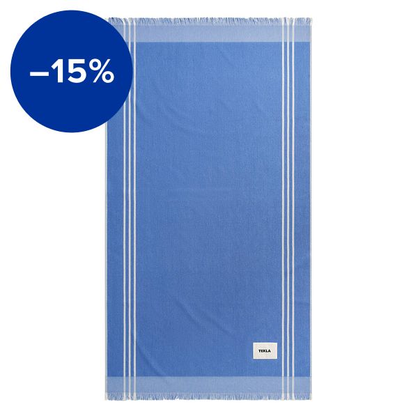 Beach towel, 100 x 180 cm, azul