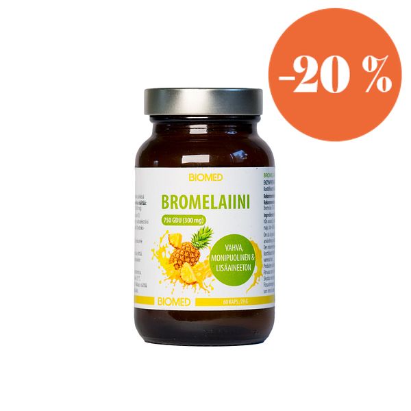 Bromelaiini, 60 kaps.