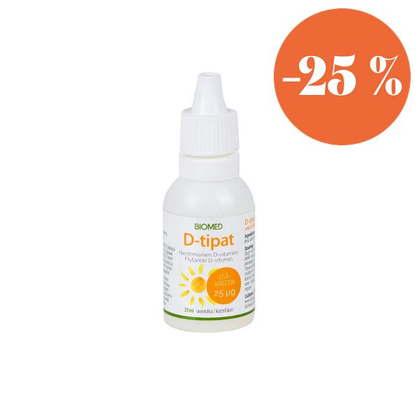 D-tipat (D-vitamiini), 20 ml