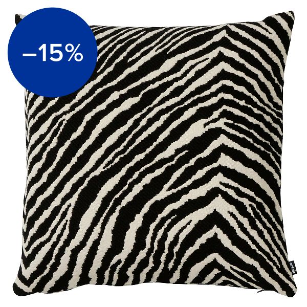 Zebra cushion cover, 50 x 50 cm