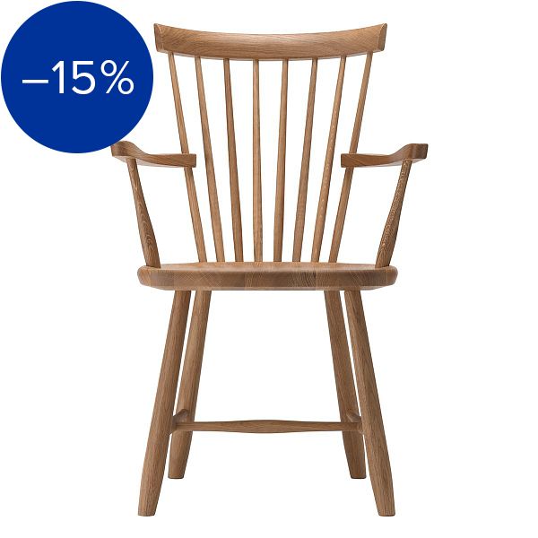 Lilla Åland armchair, oiled oak