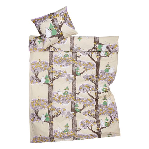 Moomin bedset, 150 x 210 cm, Friends forever
