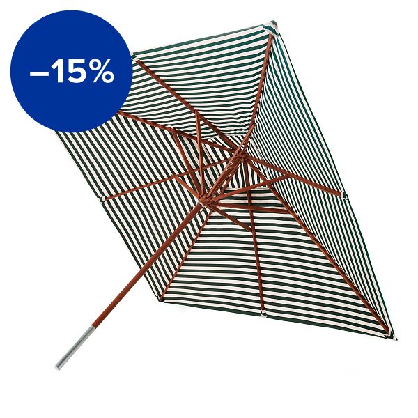 Messina umbrella 300 x 300 cm, light apricot - dark green