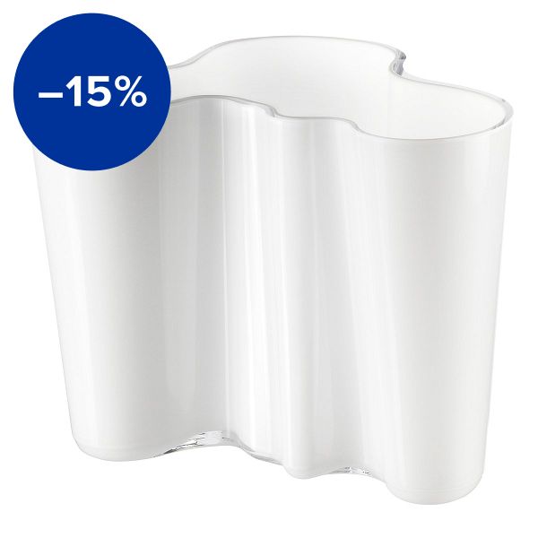 Aalto vase 160 mm, white