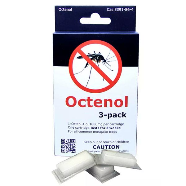 Octenol tehosteaine hyttysansaan 3 kpl Octenol patruuna 3 kpl