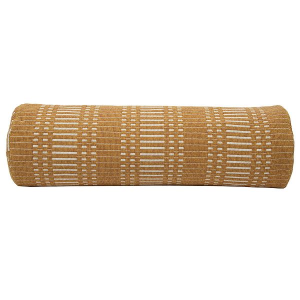 Helios tube cushion, ochre