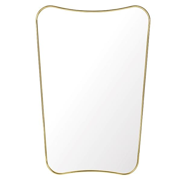 F.A. 33 mirror, 54 x 80 cm, polished brass