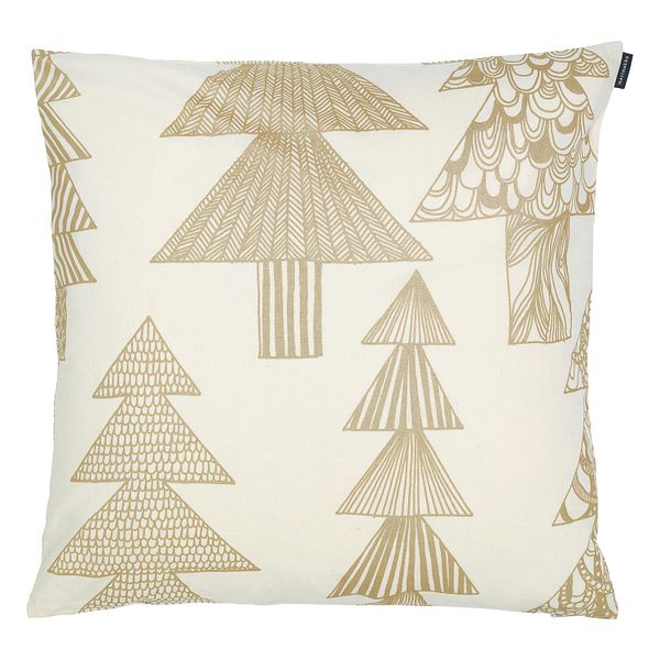 Kuusikossa cushion cover, 50 x 50 cm, cotton - gold