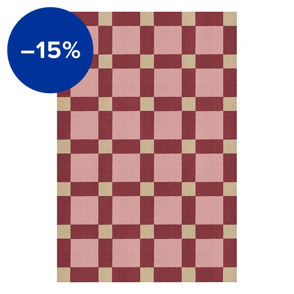Evelina Kroon Plum Punch jute rug