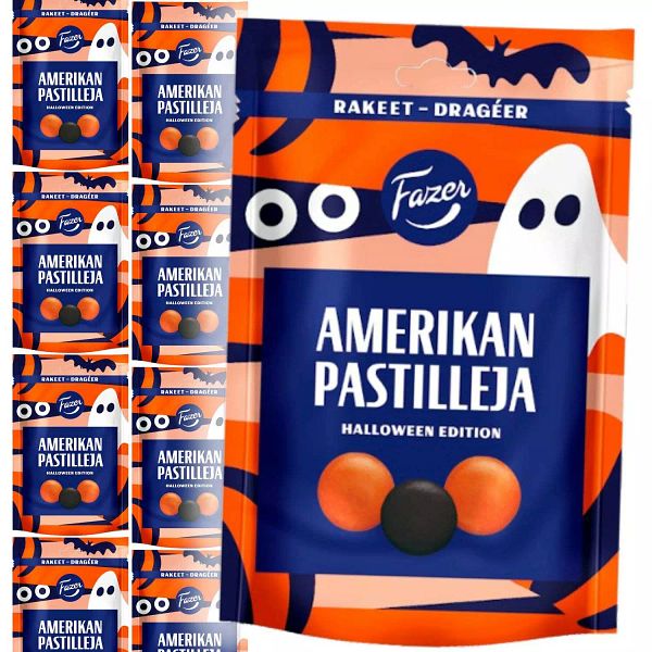 Amerikan pastillit halloween 10 x 175g/pss Fazer Suussasulavat amerikan pastillit