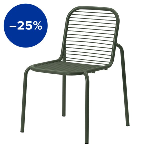 Vig chair, dark green