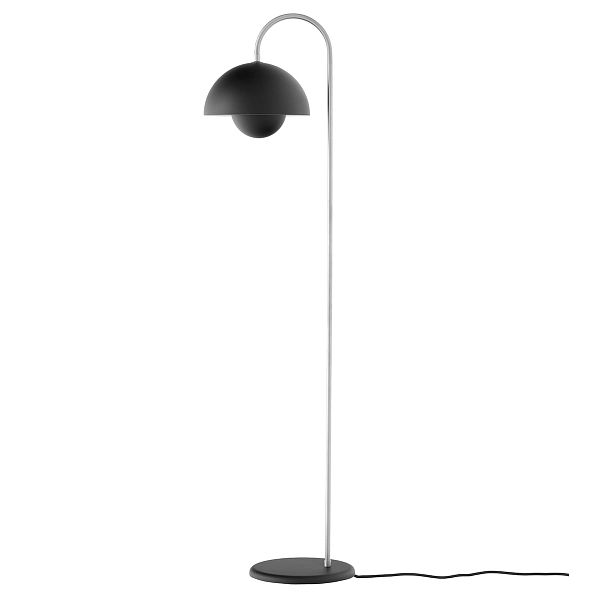 Flowerpot VP12 floor lamp, matt black