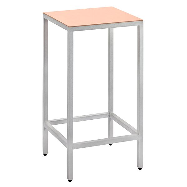 Alu bar stool, M, pink