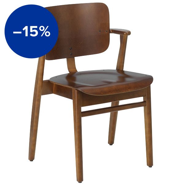 Domus chair, walnut stain
